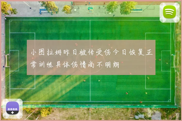 小图拉姆昨日被传受伤今日恢复正常训练具体伤情尚不明朗